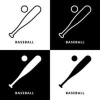 softbal icoon tekenfilm. basketbal uitrusting symbool vector logo