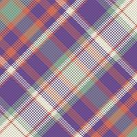 Schotse ruit of plaid wijnoogst kleur patroon. vector