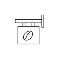 koffie teken vector voor website symbool icoon presentatie