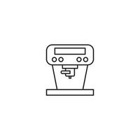 espresso machine vector voor website symbool icoon presentatie