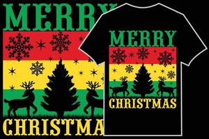 Kerstmis typografie t-shirt ontwerp. vrolijk Kerstmis t overhemd vector