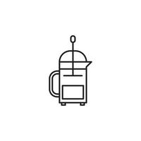 mokka pot vector voor website symbool icoon presentatie