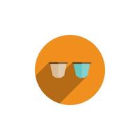 koffie capsule vector voor website symbool icoon presentatie