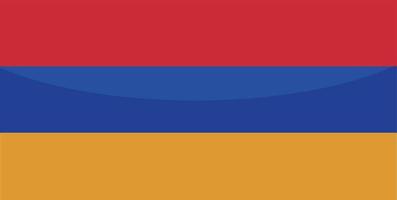 Armenië vlag vector hand- getekend, Armeens dram vector hand- getrokken