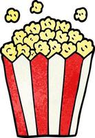 cartoon doodle bioscoop popcorn vector