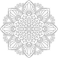 creatief mandala-ontwerp vector