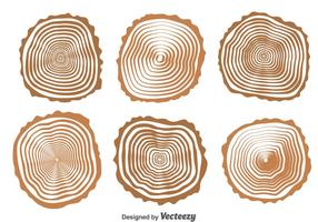 Hout Logs Collection Vector
