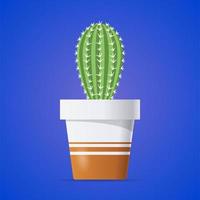 netelige cactus in een pot vector