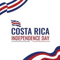 onafhankelijkheidsdag costa rica vector