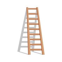 houten ladder vector geïsoleerd