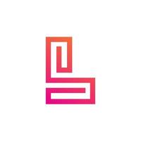 brief l logo ontwerp sjabloon Aan wit achtergrond vector