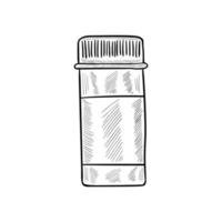 geneeskunde flessen capsule reeks artbo vector