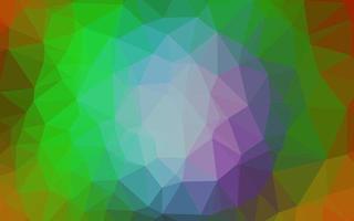 licht veelkleurig, regenboog vector wazig driehoekstextuur.