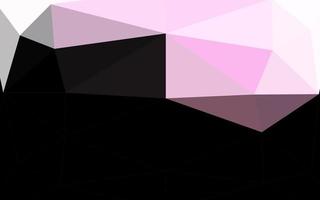 licht roze, groen vector abstract veelhoekige omslag.