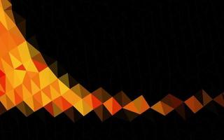 licht oranje vector abstract mozaïek patroon.