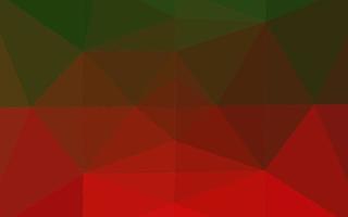 lichtgroene, rode vector abstracte mozaïekachtergrond.