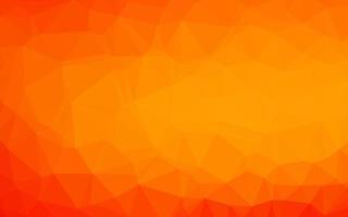 licht oranje vector veelhoekige sjabloon.