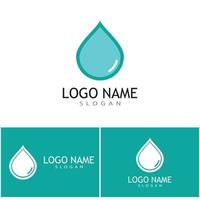 water laten vallen illustratie logo vector ontwerp