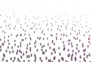 licht Purper vector lay-out met bank symbolen.