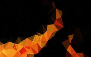 licht oranje vector abstracte veelhoekige dekking.
