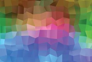 licht veelkleurig, regenboog vector driehoek mozaïek sjabloon.