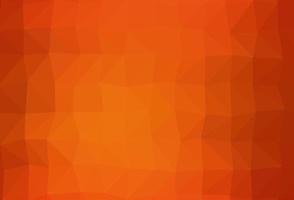 licht oranje vector veelhoek abstracte lay-out.
