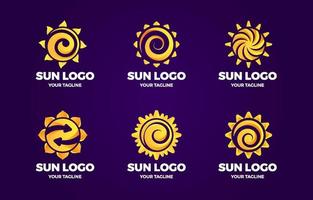 zon logo reeks verzameling vector