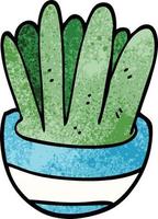 cartoon doodle kamerplant vector