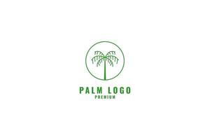 palm logo ontwerp vector illustratie idee