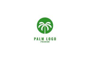 palm logo ontwerp vector illustratie idee