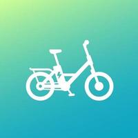 elektrisch fiets icoon, elektro fiets, ebike vector
