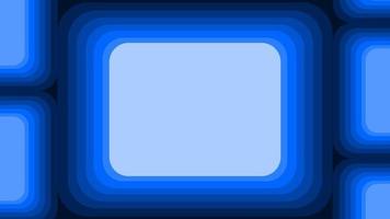 afgeronde rechthoekig abstract achtergrond gelaagde in blauw, met focus Aan de centrum object, perfect voor tekst of beeld achtergronden vector