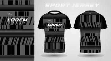 zwart overhemd sport Jersey ontwerp vector