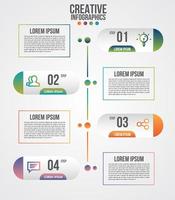 capsule vorm en tekstvak infographic sjabloon vector