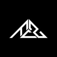 fcz brief logo creatief ontwerp met vector grafisch, fcz gemakkelijk en modern logo in driehoek vorm geven aan.