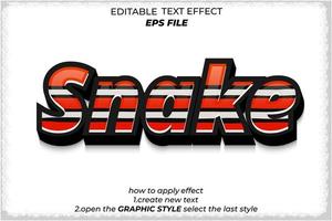 slang tekst effect, doopvont bewerkbaar, typografie, 3d tekst. vector sjabloon