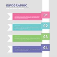 gemakkelijk en minimaal infografie vector