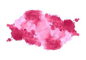 abstract roze zacht aquarel splash ontwerp vector