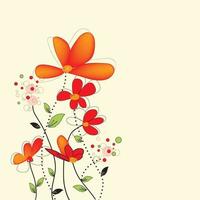 wijnoogst uitnodiging kaart met elegant retro abstract bloemen ontwerp vector