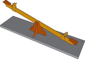 schommelen stoel, illustratie, vector Aan wit achtergrond.