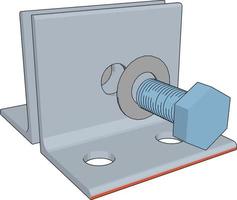 wit hefboom, illustratie, vector Aan wit achtergrond.