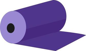 Purper mat, illustratie, vector Aan wit achtergrond