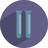 chemie fles, illustratie, vector Aan een wit achtergrond.