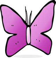 tekenfilm vlinder symbool vector