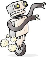 cartoon grappige robot vector