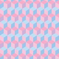 naadloos patroon van de winter kleur zeshoeken vector