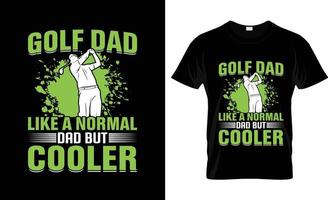 golf t-shirt ontwerp, golf t-shirt leuze en kleding ontwerp, golf typografie, golf vector, golf illustratie vector