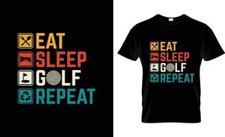 golf t-shirt ontwerp, golf t-shirt leuze en kleding ontwerp, golf typografie, golf vector, golf illustratie vector