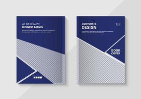ontwerpsjabloon voor zakelijke boekomslagen vector