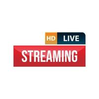 leven hd logo video streaming vector
